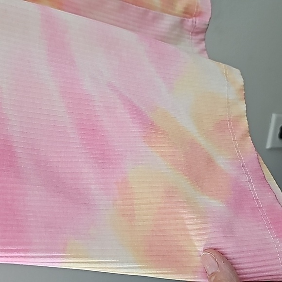 Beach break lounge pants. Size large.‎ Yellow and pink excellent condition. - Picture 4 of 8